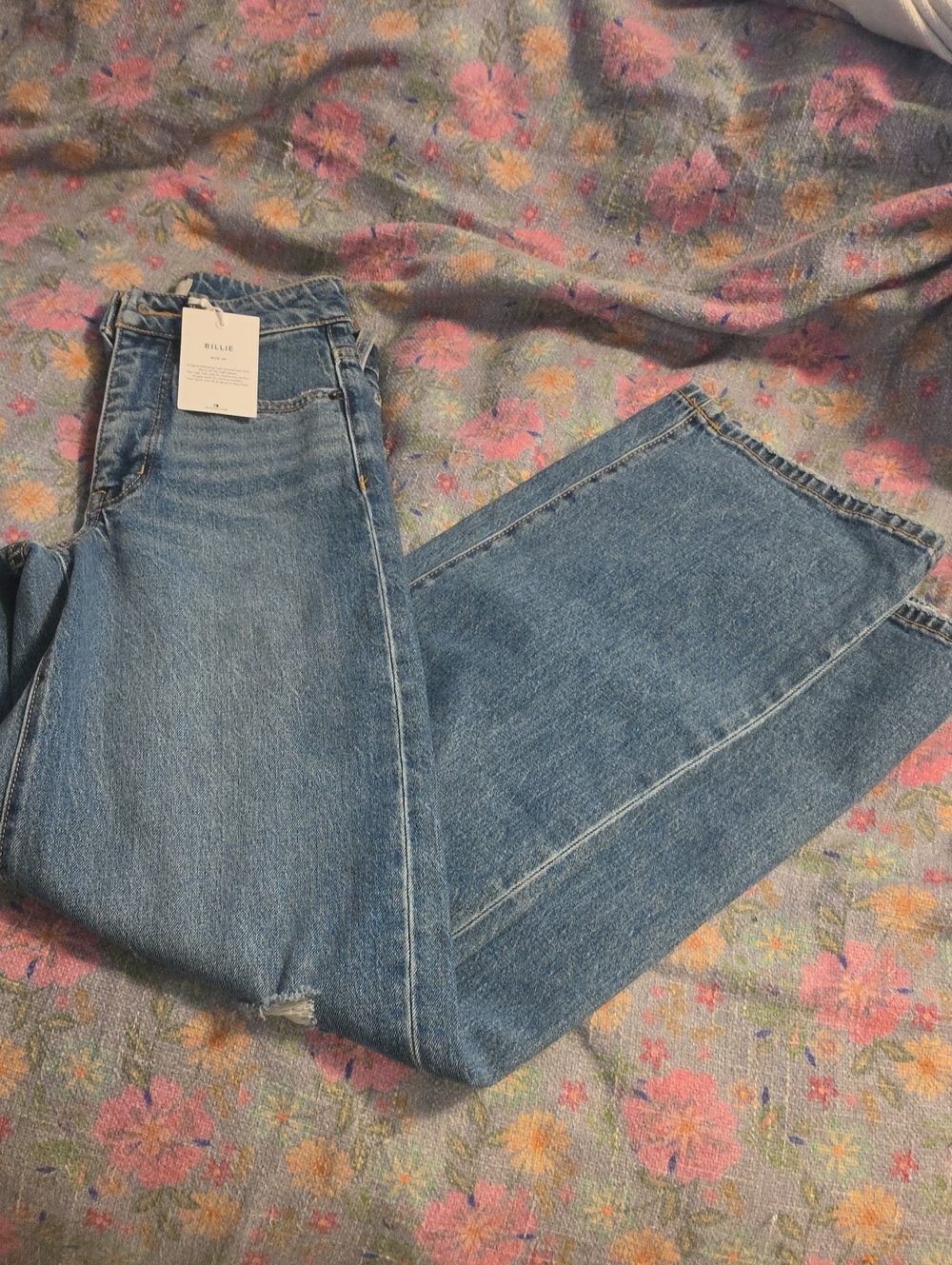 Classic High-Rise Straight Leg Women’s Jeans - Light Blue